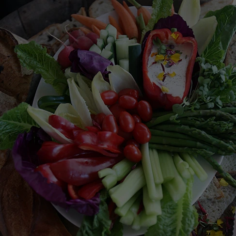 Crudites et trempette